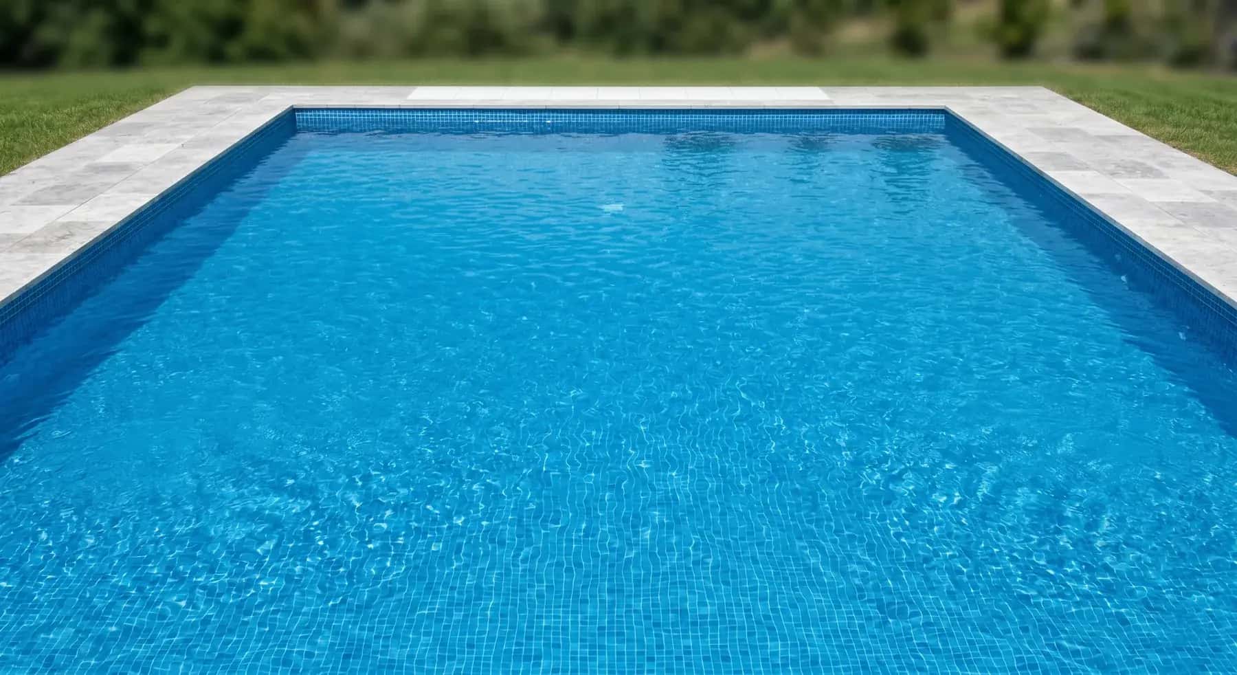 Luxury pool at sunset