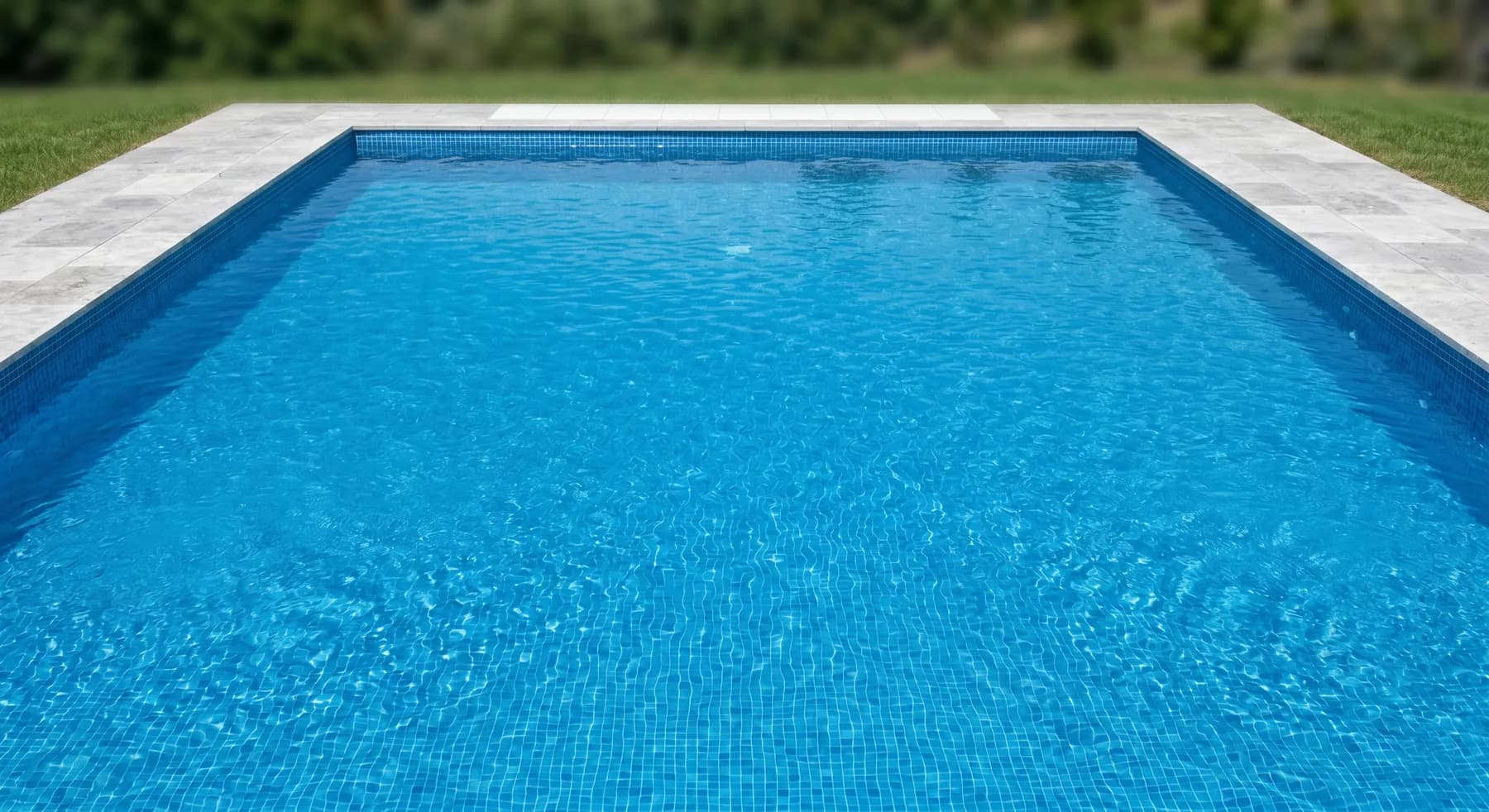 Luxury pool at sunset
